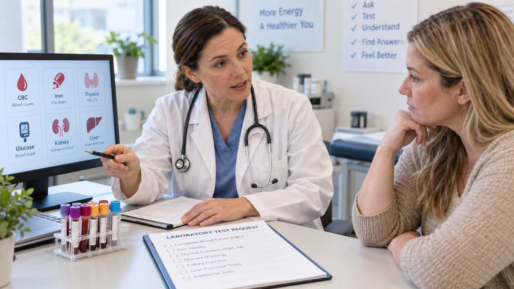 medical tests for fatigue and weight gain